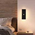 Modern Minimalistic Rectangular Round Iron Aluminum LED Wall Lamp For Bedroom