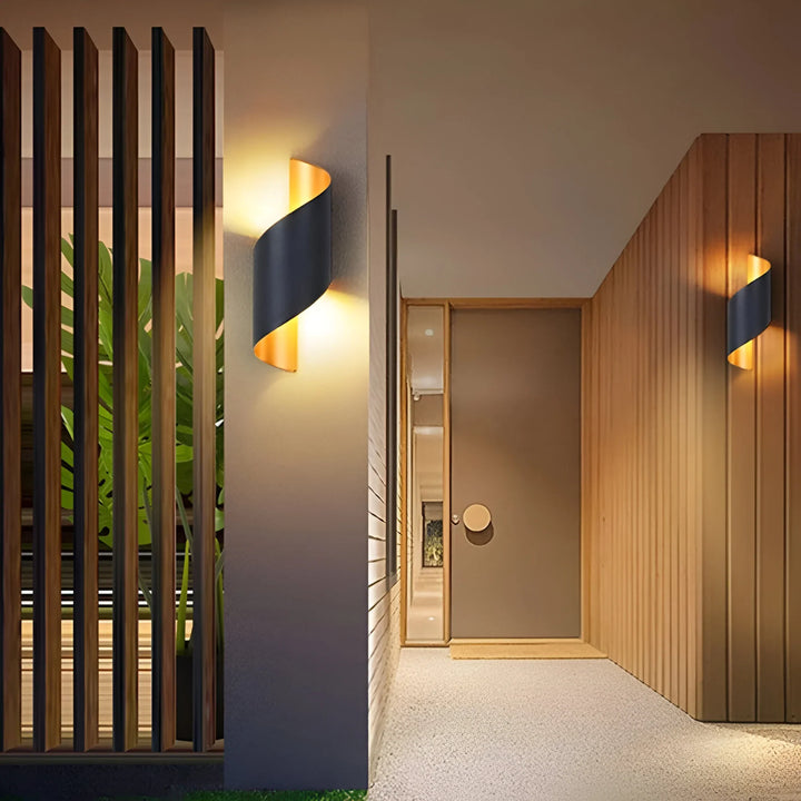 LumiTwist – Modern Twisted LED Wall Light
