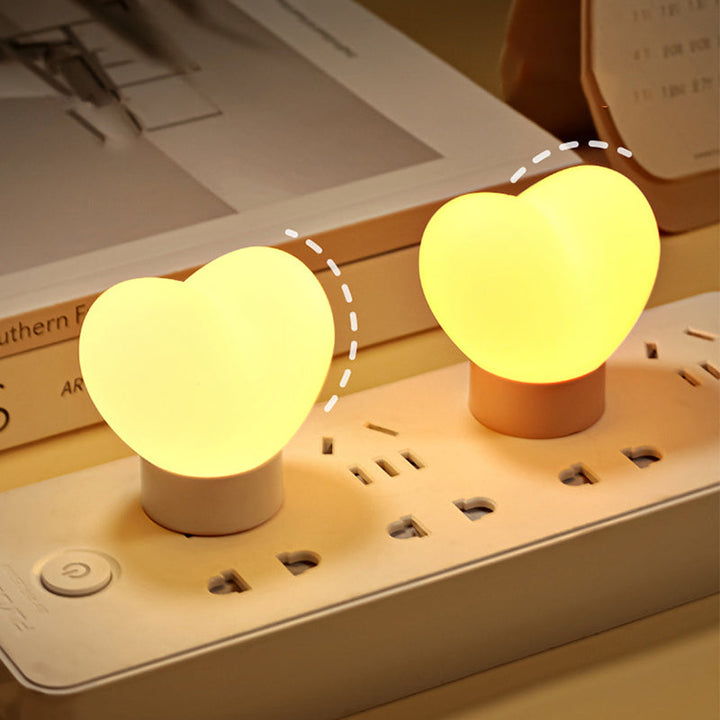 Cute Heart Shaped Night Light