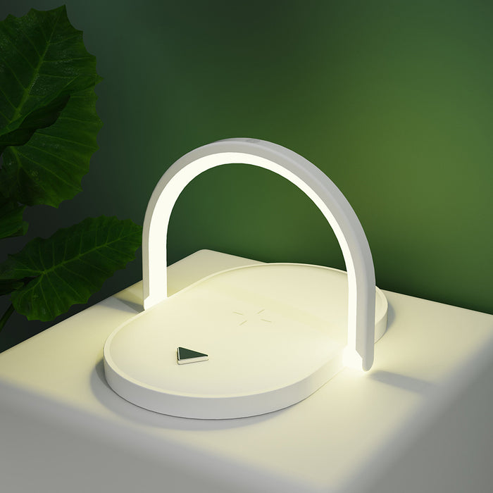 Elmvora Foldable bedside lamp with wireless phone charger