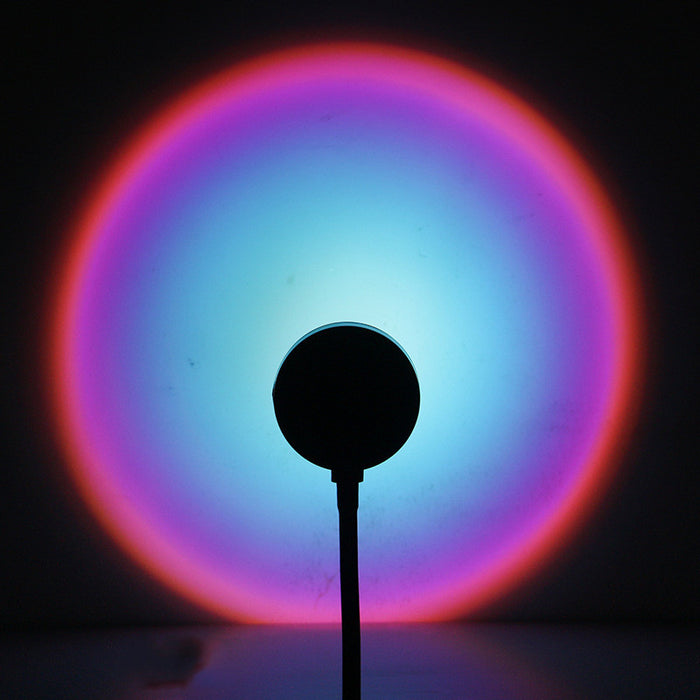Elmvora Sunset lamp that casts a warm glow on your wall