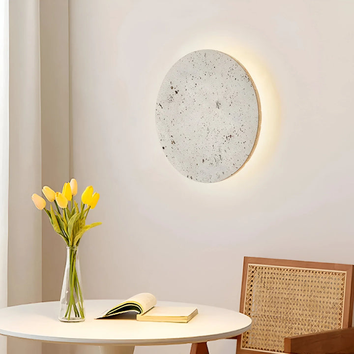 TerraLume – Round Stone Wall Light