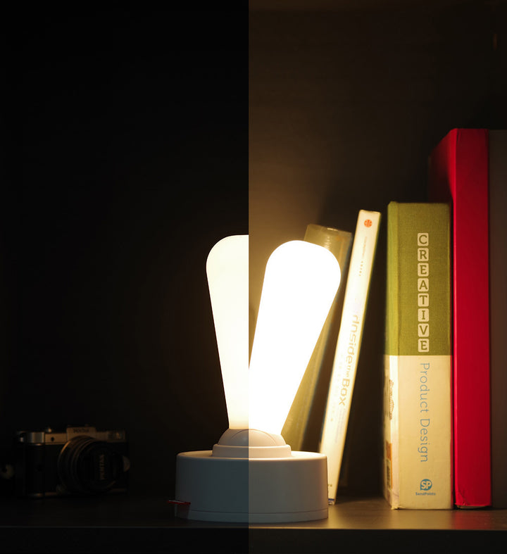 White toggle switch shaped night light