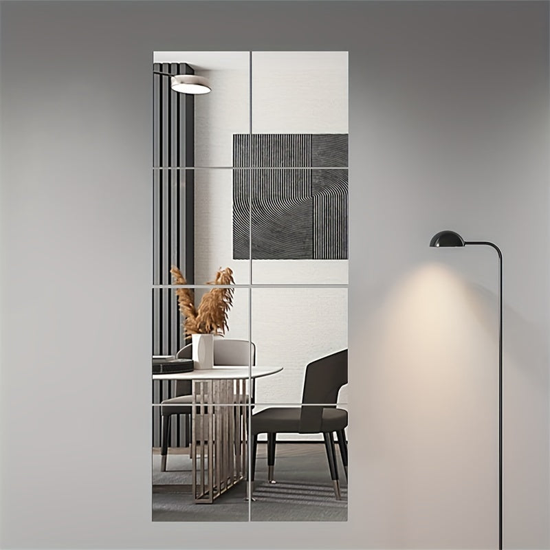 EleganceMirror – Luxury 3D Acrylic Mirror Tiles Set