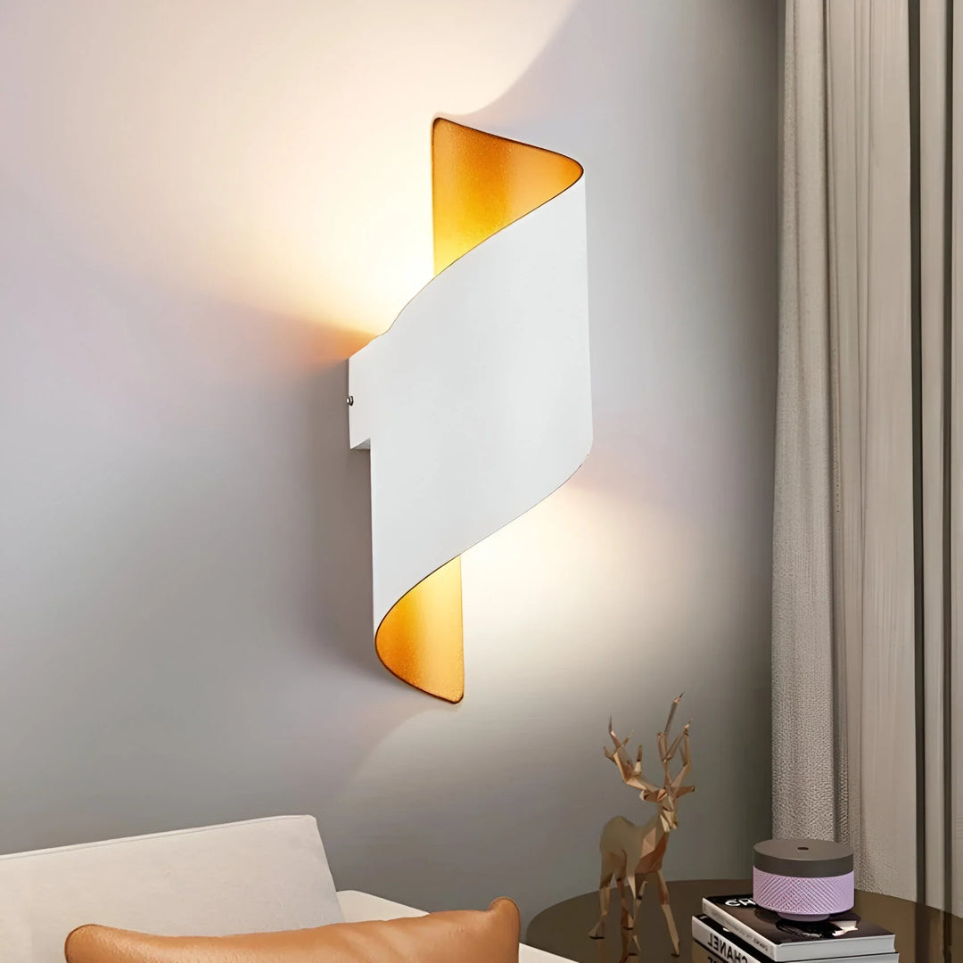 LumiTwist – Modern Twisted LED Wall Light