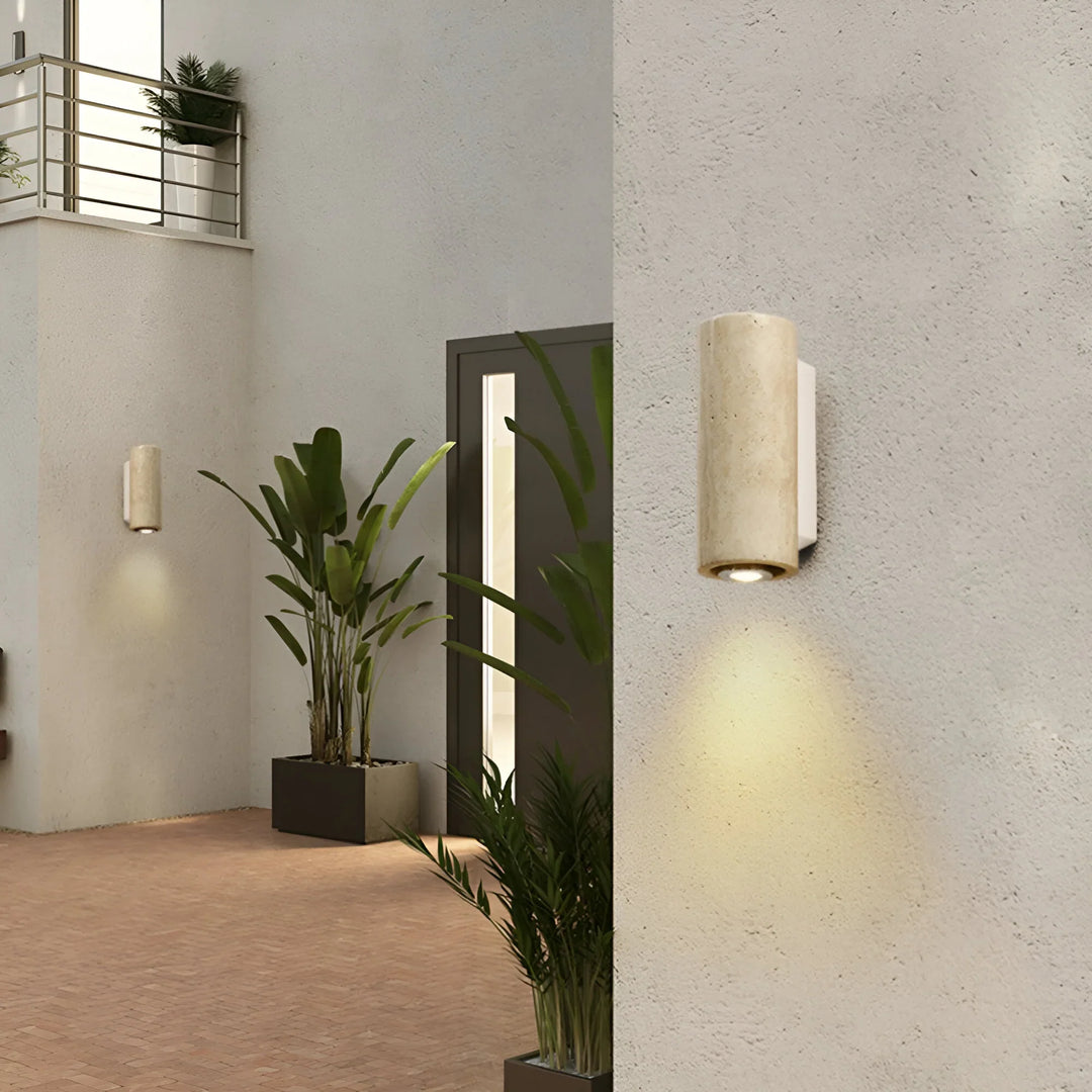 StoneLuxe – Natural Travertine Wall Light