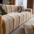 Plush sofa cover (2 pieces) – Soft, warm and decorative | Protects your sofa stylishly |
