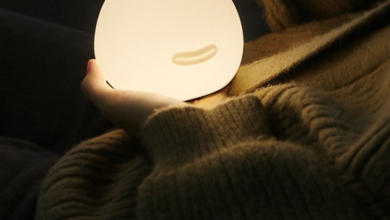 Rechargeable Snail Bedroom Night Light with Touch Control, Automatic Shut Off, Low Energy Consumption and Adjustable Brightness, for Office, Bedroom, Bathroom and More