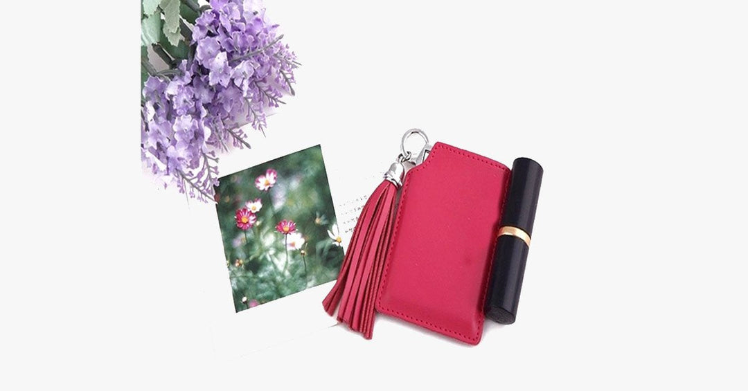 Portable Pink Pocket Mirror