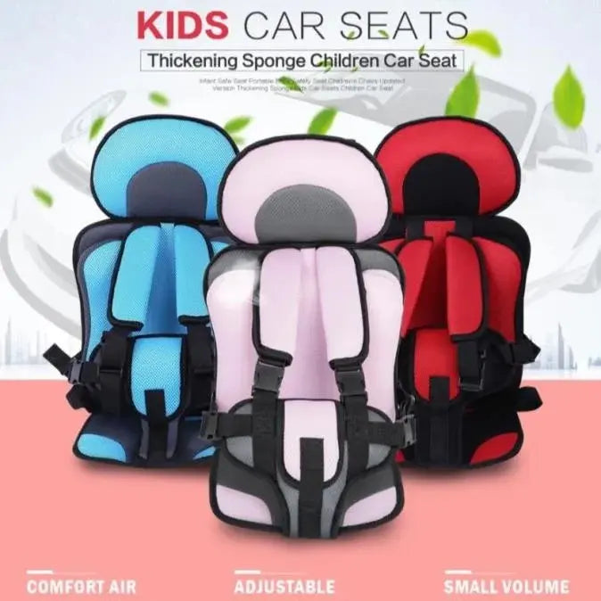 Portable Child Travel Car Seat | Foldable Safety Booster with 5-Point Harness | Ages 0–12 Years