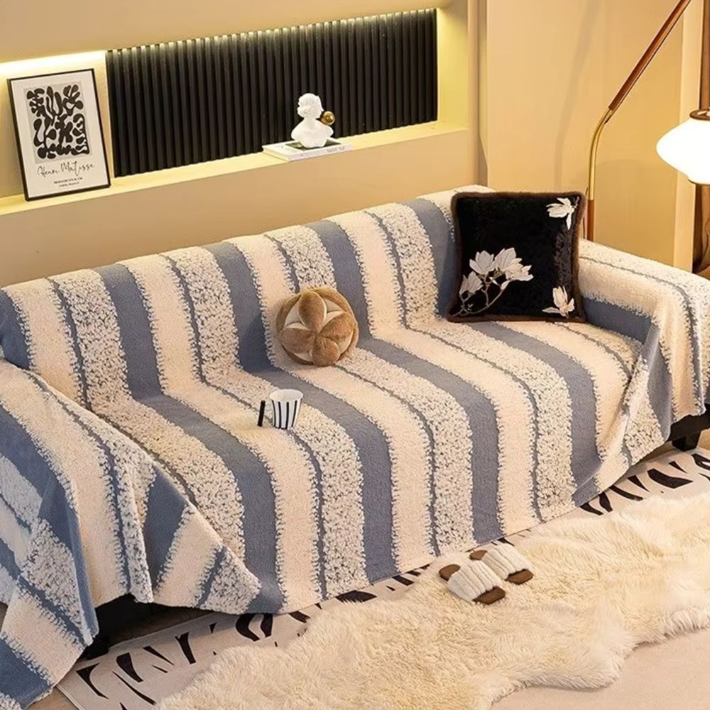 Striped Haven Sofa Cover