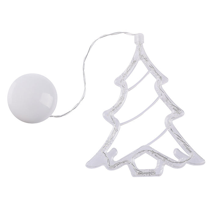 Elmvora Christmas window lights with strong suction cup