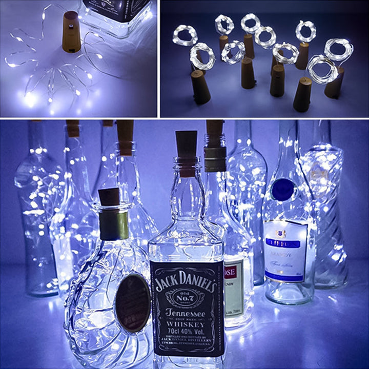 LED Bottle Light Cork Night Light DIY Decor Gift