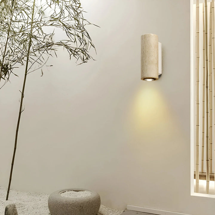 StoneLuxe – Natural Travertine Wall Light