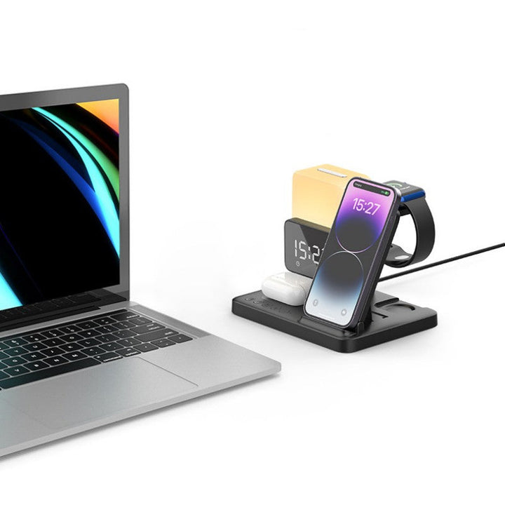 Multi-Functional Night Light Clock Wireless Charger