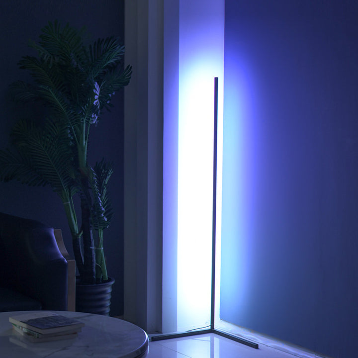 Corner floor lamp