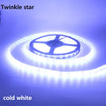 Waterproof 5M LED strip light in warm and cool white