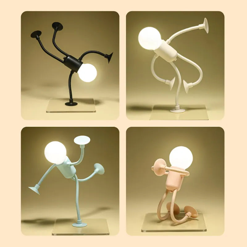 LED Night Light with Flexible Suction Mount
