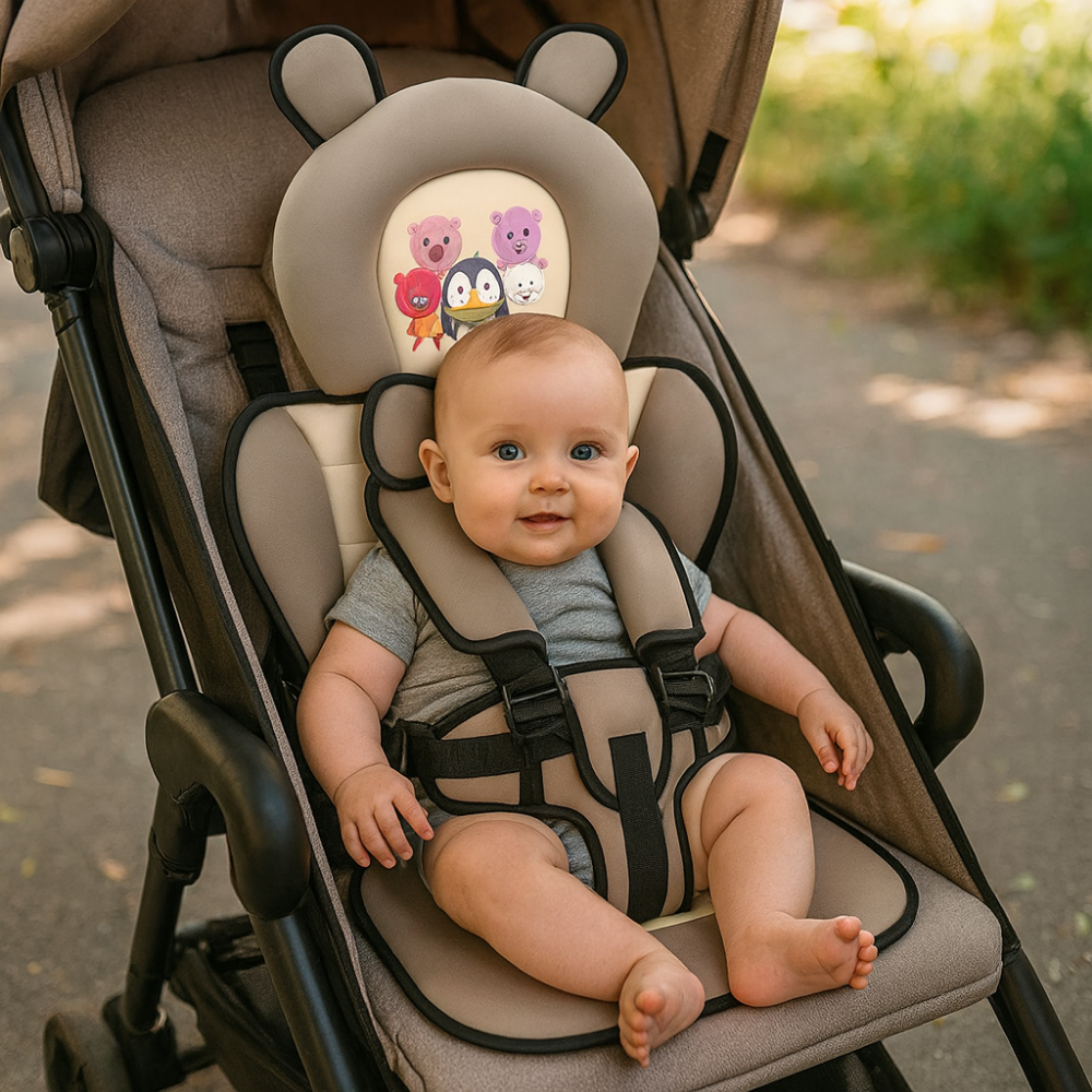 Portable Baby Travel Seat Harness Lightweight Foldable Safety Chair