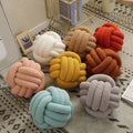 Throw Pillow - Cozy - Hand-Knotted Ball - Sheepskin