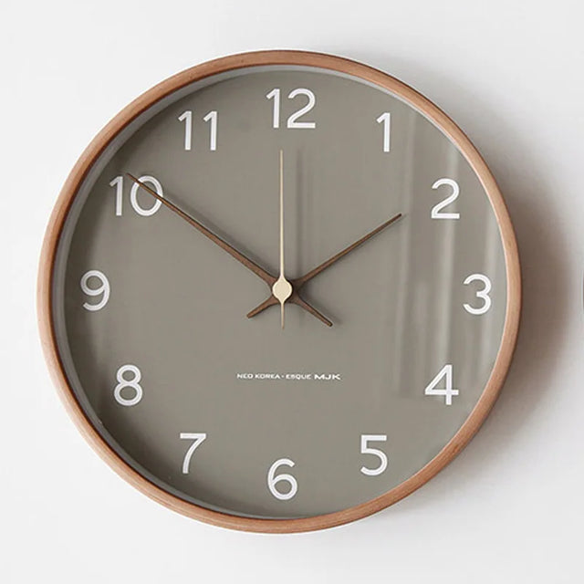 TranscendTime | Wall clock made of wood and glass