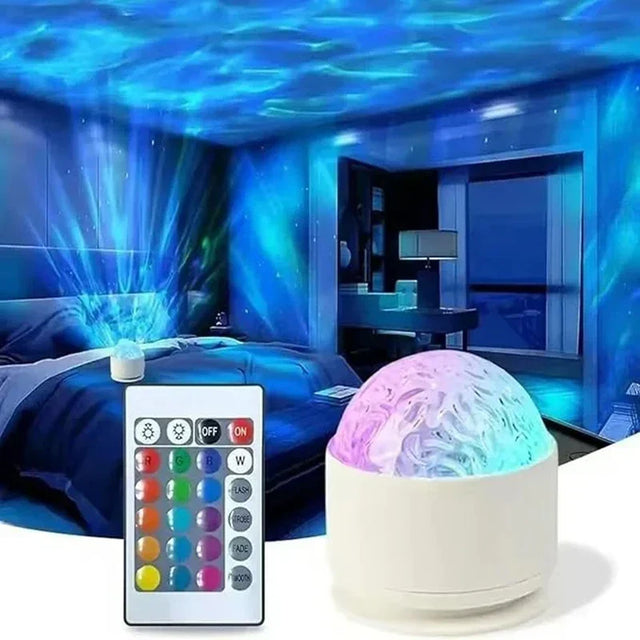 Aurora Projector LumoSky | 16 colours Northern Lights | USB & Remote Control | Relaxing Night Light