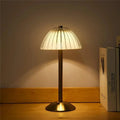 Wireless LED table lamp with three colour modes and dimming function