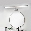 80-100cm LED wall lamp - Modern black/silver wall light for the bathroom, internally mounted picture light