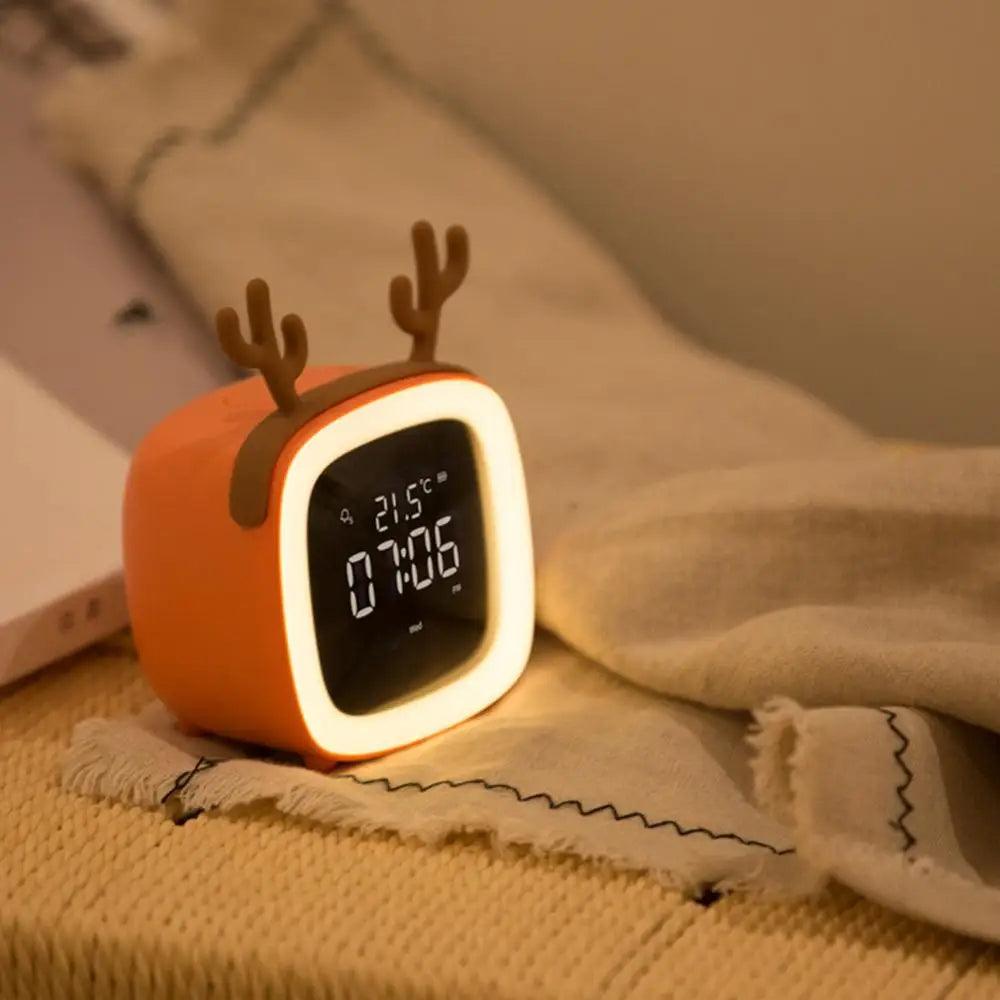 BunnyGlow - LED Alarm Clock – Night Light with Digital Display &amp; Timer