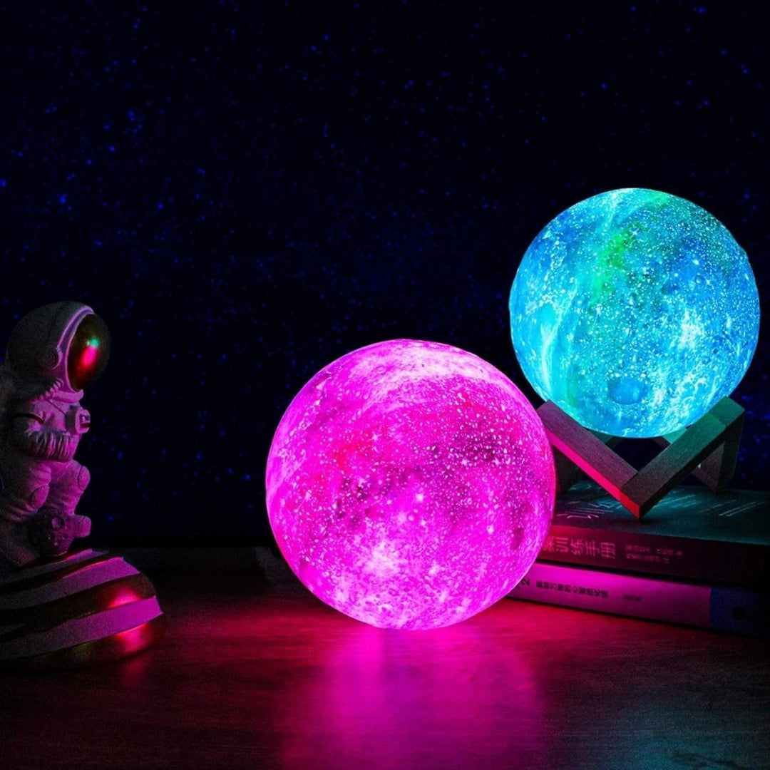 CosmoShine – Multicolour Moon Night Light with Remote Control