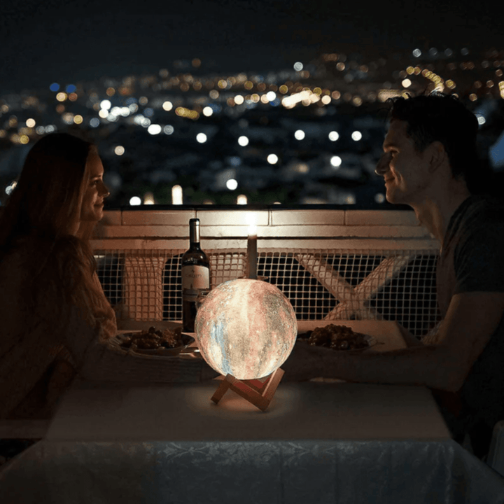 CosmoShine – Multicolour Moon Night Light with Remote Control