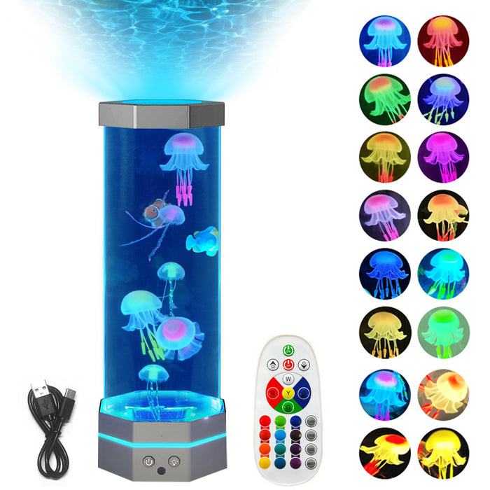 Elmvora Jellyfish mood lamp with remote and 17 colours