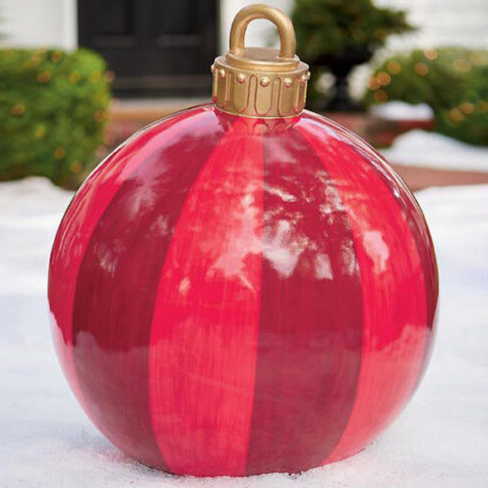 Elmvora Giant inflatable Christmas bauble, 60 cm