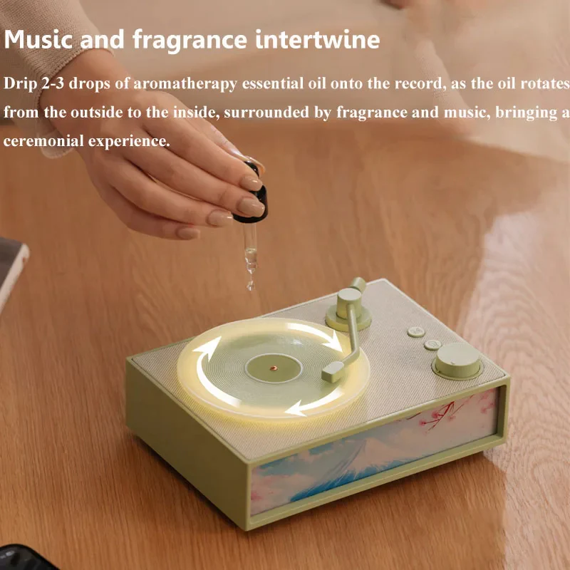 Aromatherapy Bluetooth Speaker with Night Light