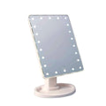 Makeup mirror with LED light and touch screen |