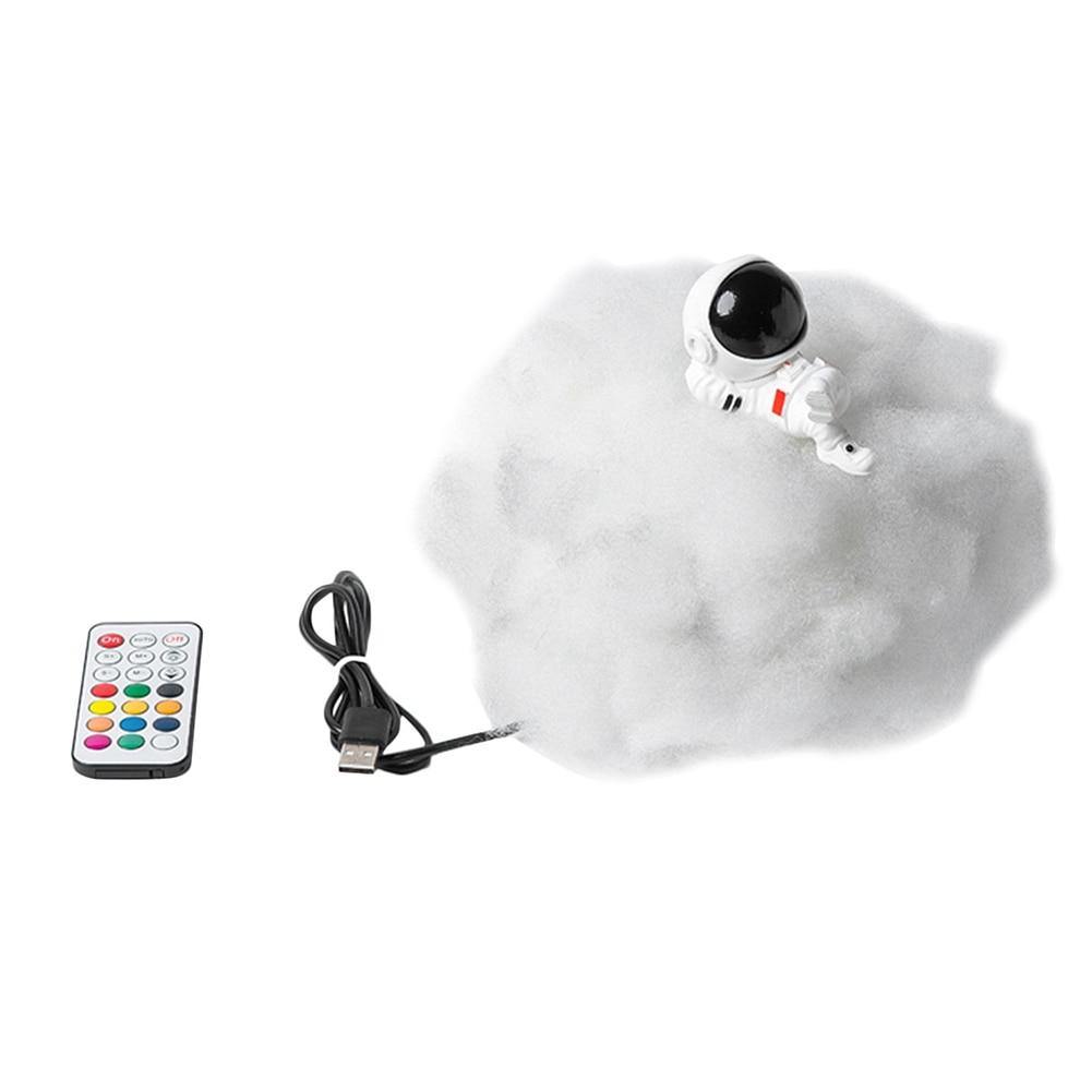 Astronaut colourful Clouds Night Light