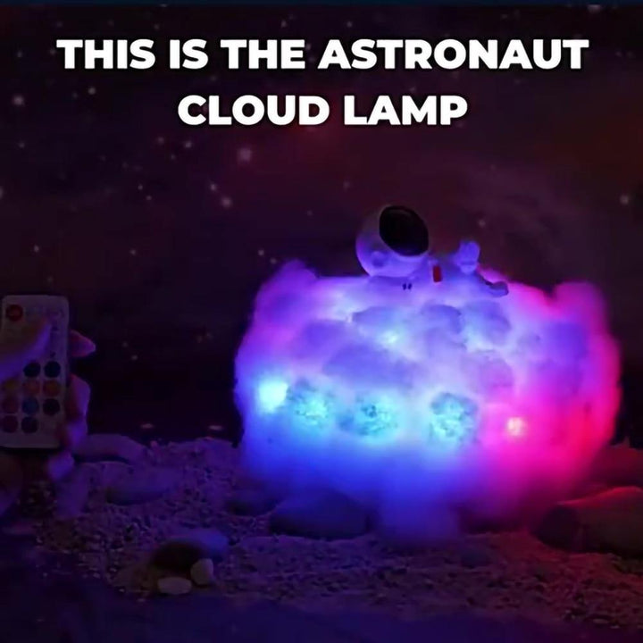 Astronaut colourful Clouds Night Light