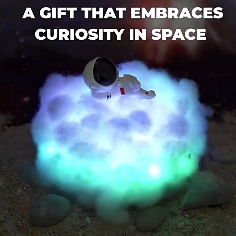 Astronaut colourful Clouds Night Light
