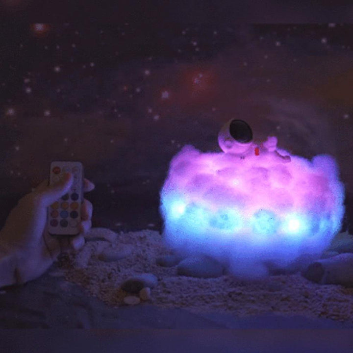 Astronaut colourful Clouds Night Light