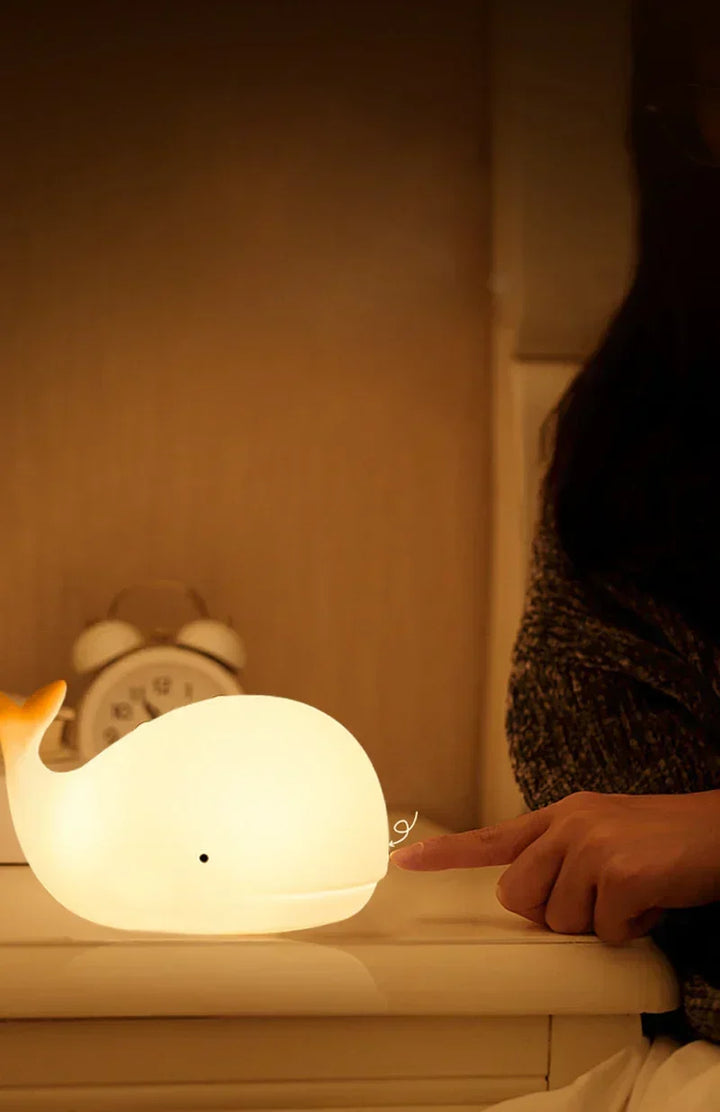 Enchanting Whale Night Light with colour Effects