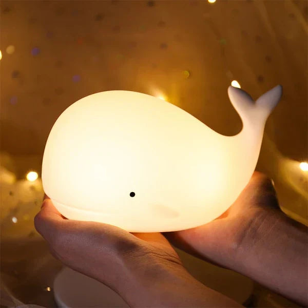 Enchanting Whale Night Light with colour Effects