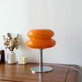 Retro Macaron Table Lamp made of coloured glass